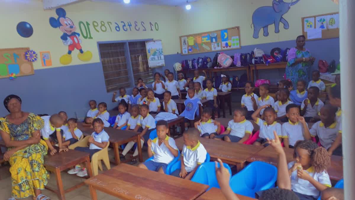 Les enfants en maternelle